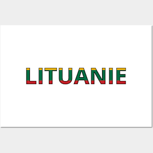 Drapeau Lituanie Posters and Art